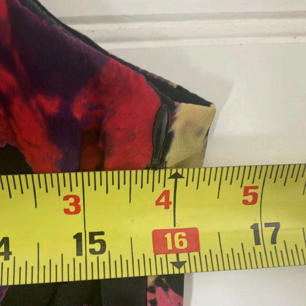 Milly of New York midi fit and flat silk printed dress, size 6 - Picture 9 of 11